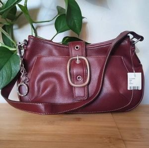 NWT Nine & Company Leather Shoulder Bag